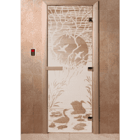 Дверь DoorWood "Лебединое озеро" (бронза) 190х70 в #REGION_NAME_DECLINE_PP#